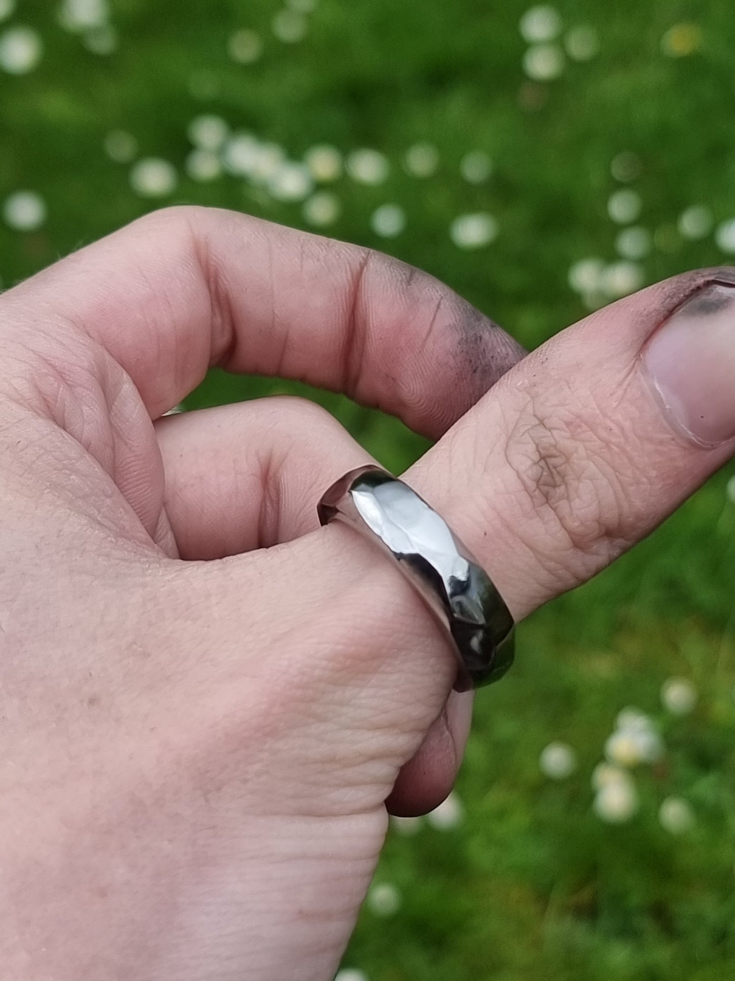 handmade titanium ring 