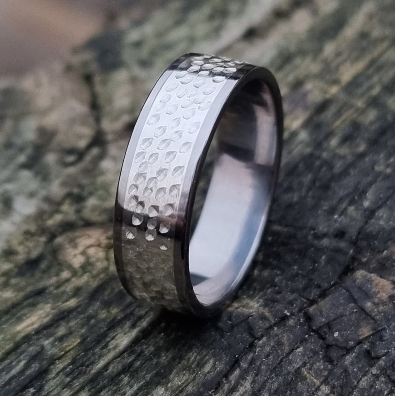 titanium ring front on